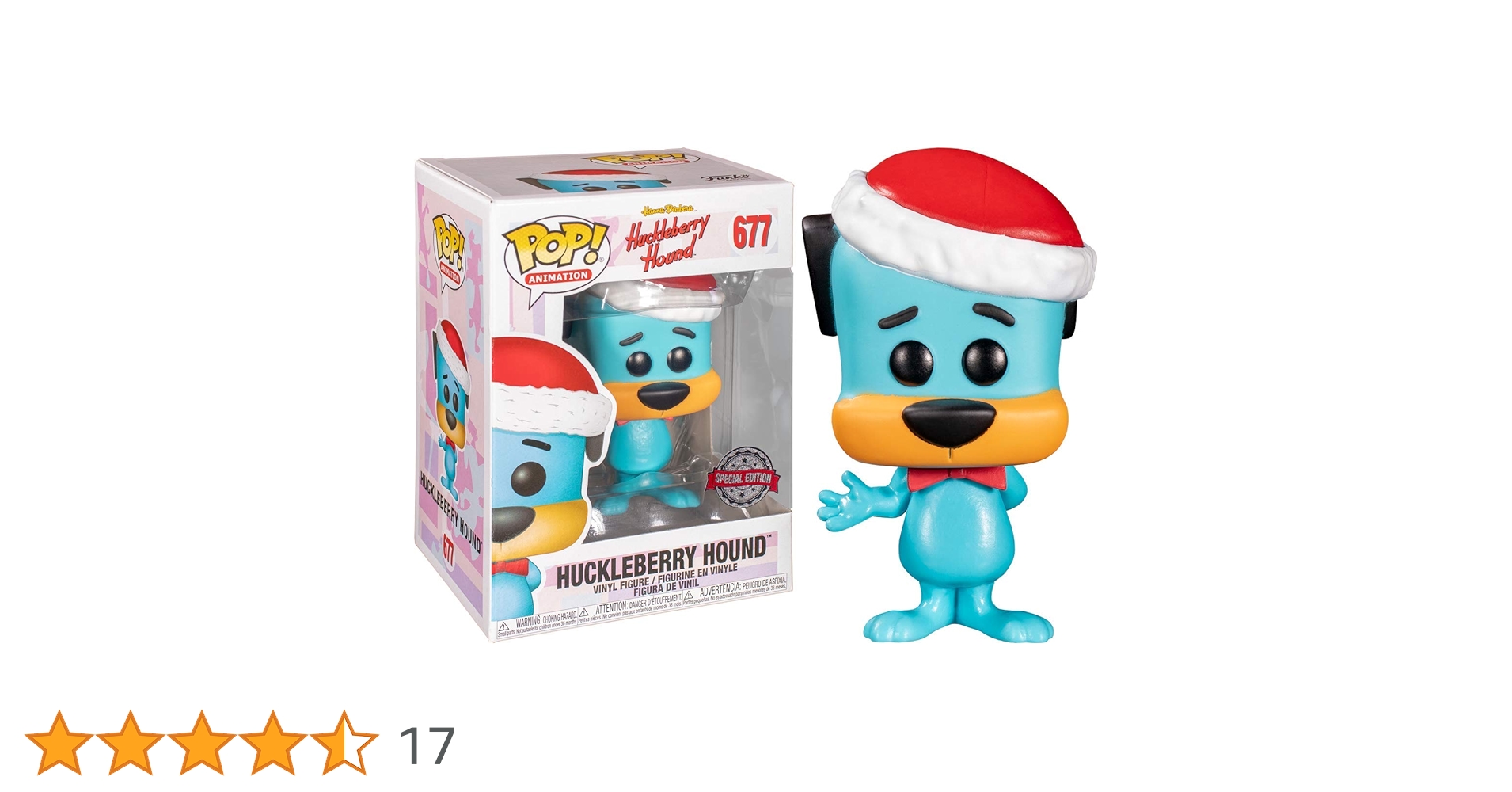 Funko POP! Animation Hanna-Barbera 677 Huckleberry Hound w/ Santa