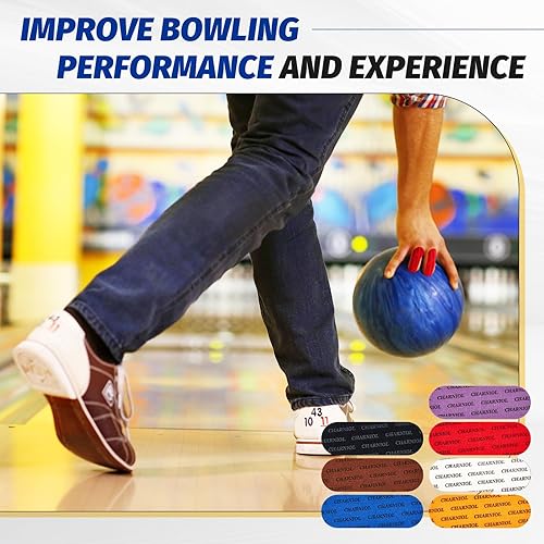 Miniatura 5 de 140 piezas de cinta de boliche para dedo pulgar para agujero de bola protección pulgar a granel para suministros deportivos