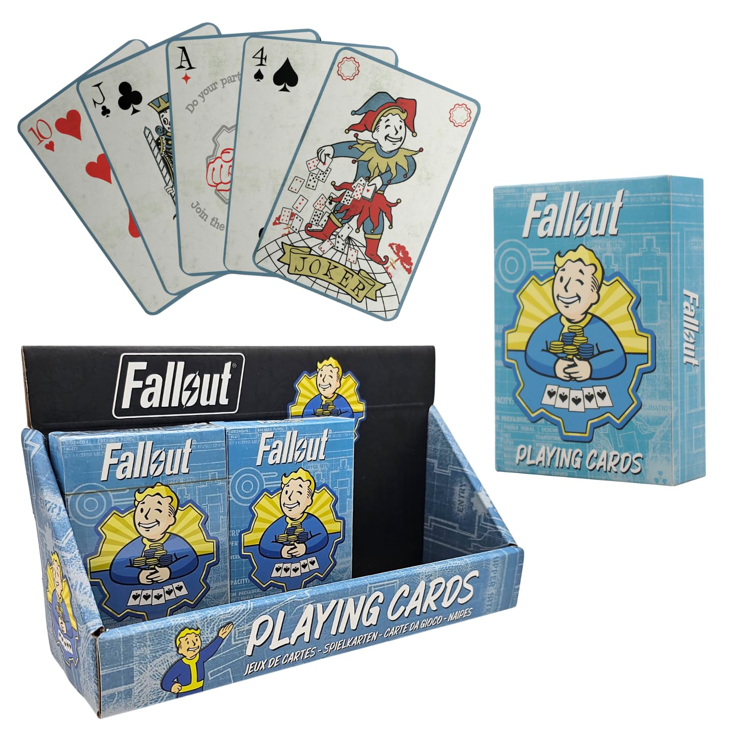FaNaTtik Fallout - Carte da gioco CDU contenenti 12 confezioni