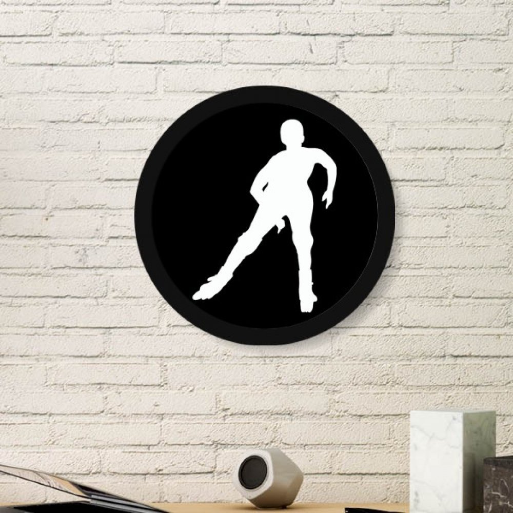 Stickers muraux ski silhouette cadre photo cadeau idéal hiver