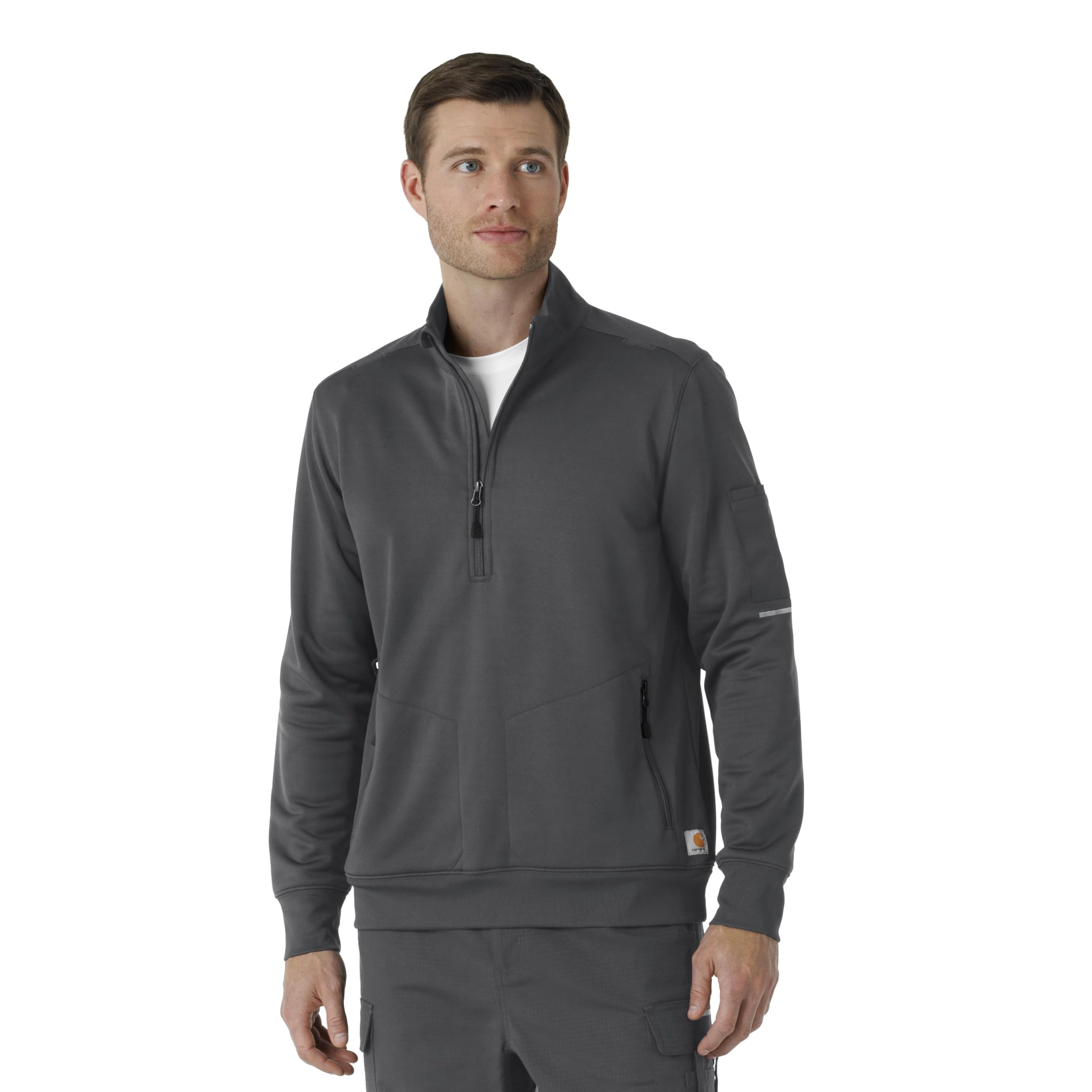 Carhartt Scrubs C80023 Men's Rugged Flex® Modern Fit Bonded Fleece Jack