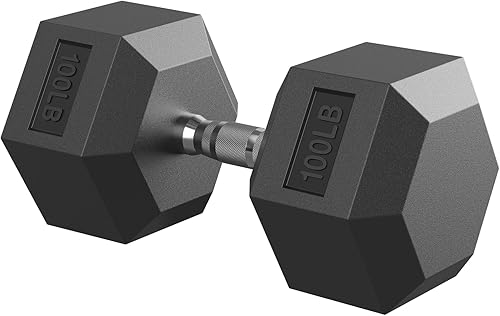 Miniatura 17 de Juego de mancuernas hexagonales de 40 a 575 libras, mancuernas de ejercicio y fitness con revestimiento de goma, peso de mano para entrenamiento de