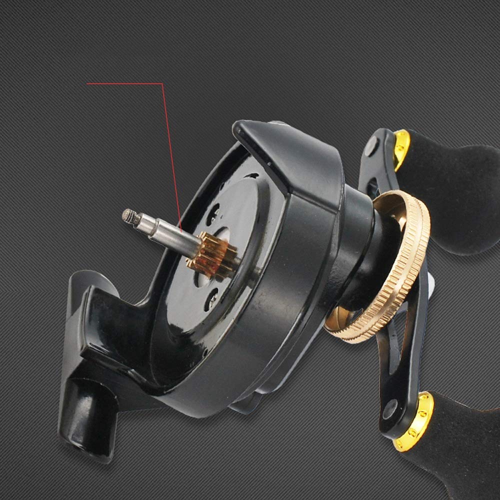 Ruota da pesca Ghiaccio Pesca anteriore Bobina Valvola Sea asta