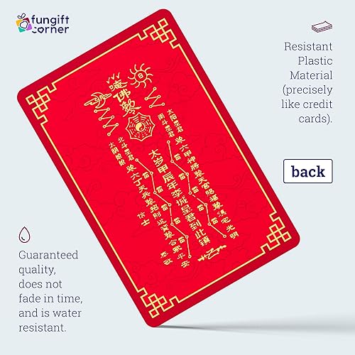 Miniatura 4 de Amuleto de Tai Sui 2024 Feng Shui, con el general Li Cheng, fuerte símbolo de protección y apoyo, tarjeta de talismán de Feng Shui, buen ajuste para