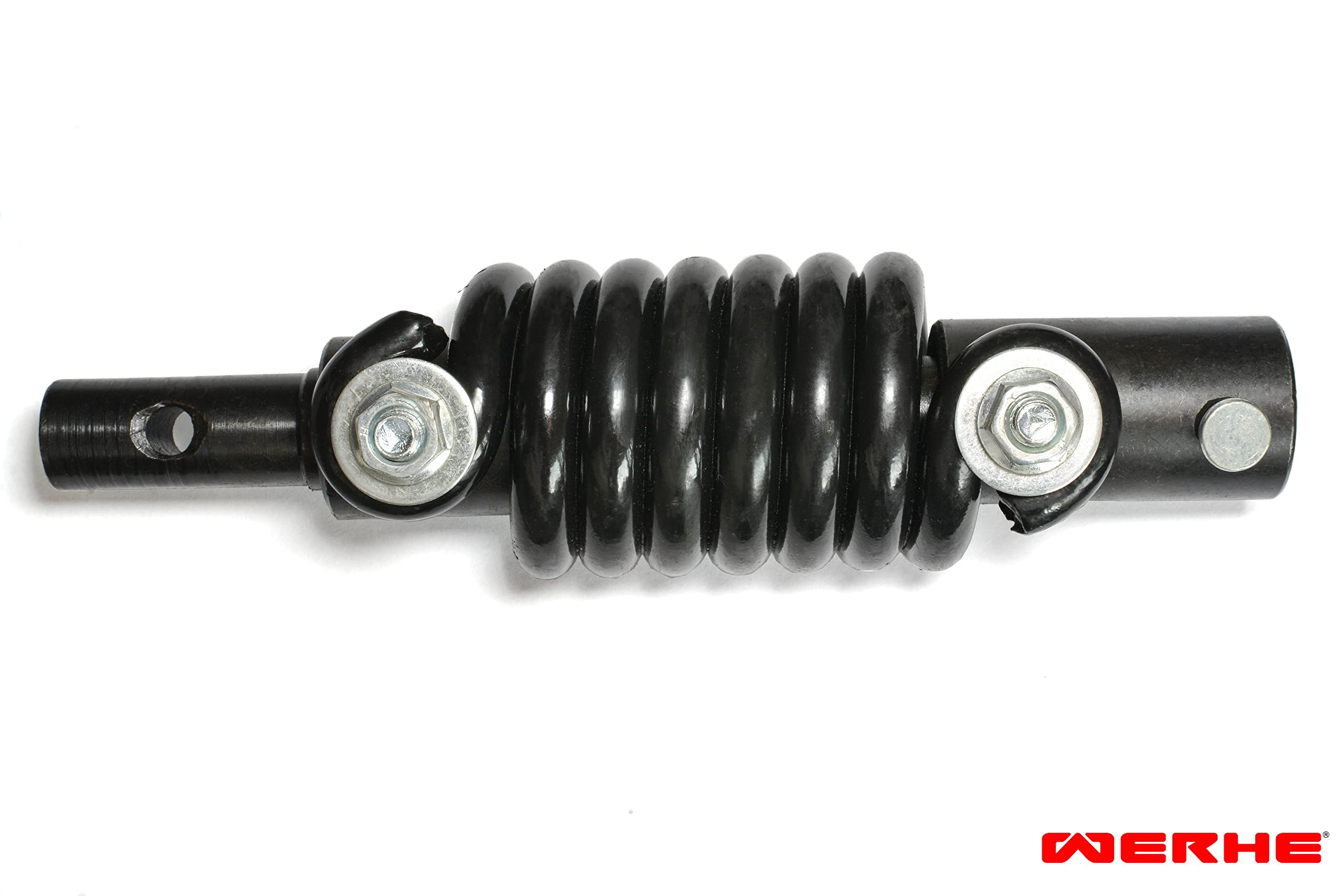 WERHE Ressort de torsion pour tarière – Amortisseur robuste pour un forage fluide – Tressage en acier haute résistance contre la torsion – Avec vis de fixation – Pour professionnels et bricoleurs