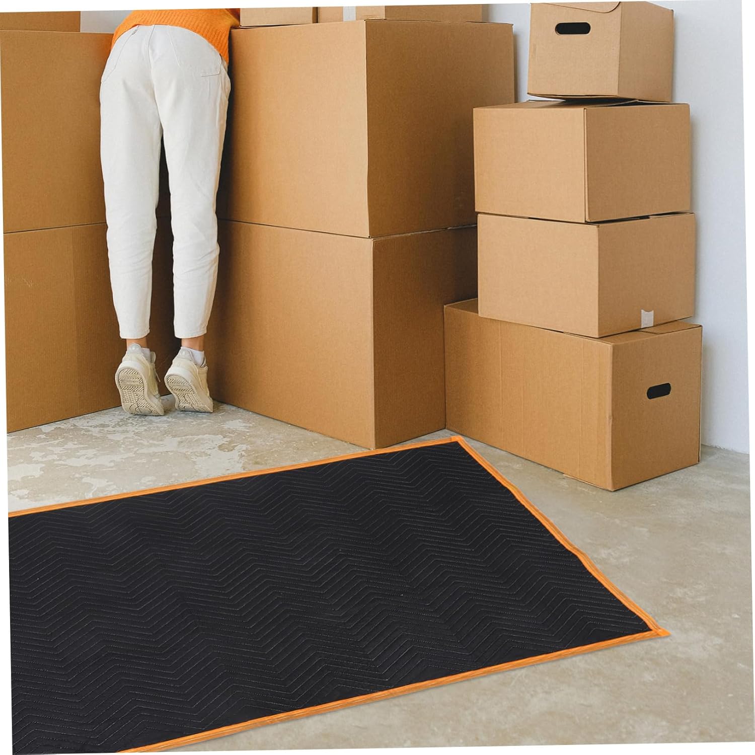 Quilted Moving Blanket Heavy Duty Furniture Pads for Shipping Protection