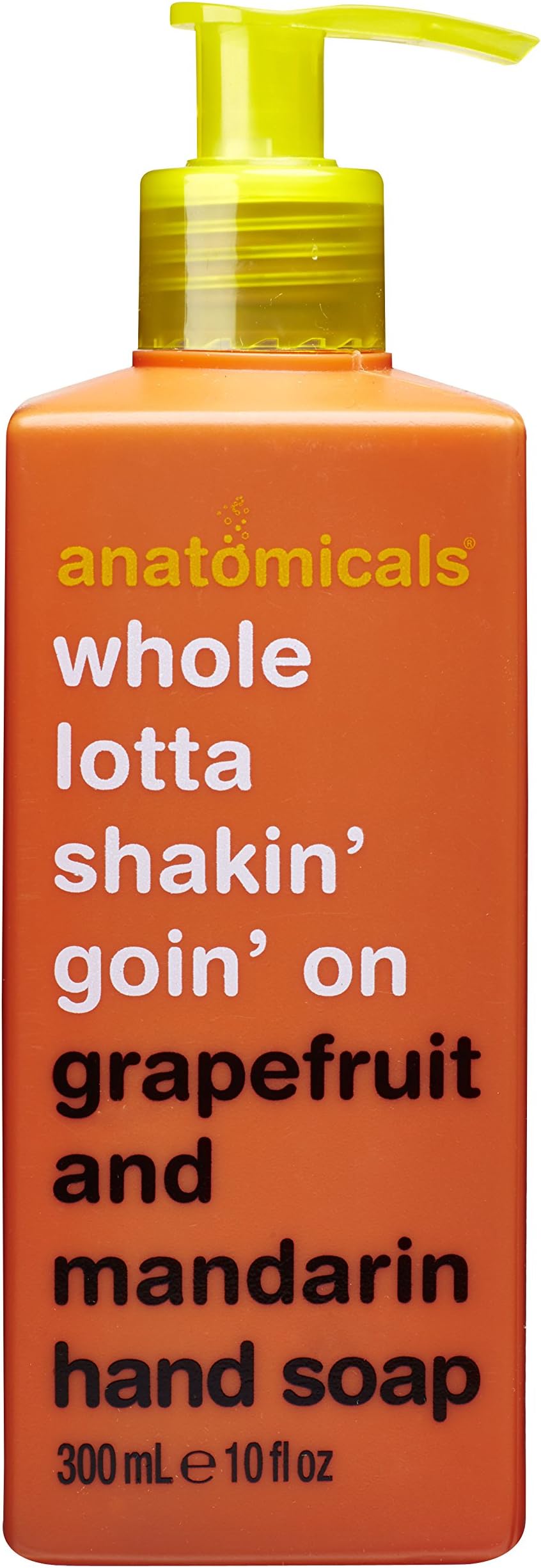 Anatomical Whole Lotta Shakin' Going On Hand Soap, Grapefruit/Mandarin, 10 Ounce