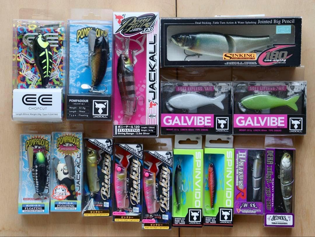 バス釣り引退セット【コレクション放出】★新品 ジャッカル ルアーセット No.1 バス釣り引退セット コレクション放出 ジャッカル ルアーセット No.1