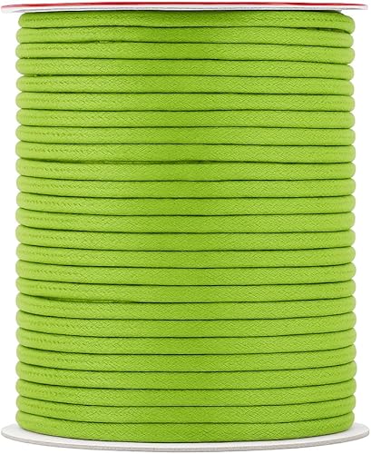 Miniatura 165 de Cuerda Mandala Crafts 0.03 pulgadas 109 yardas para hacer joyería, artesanía, macramé, cuerda de algodón encerado