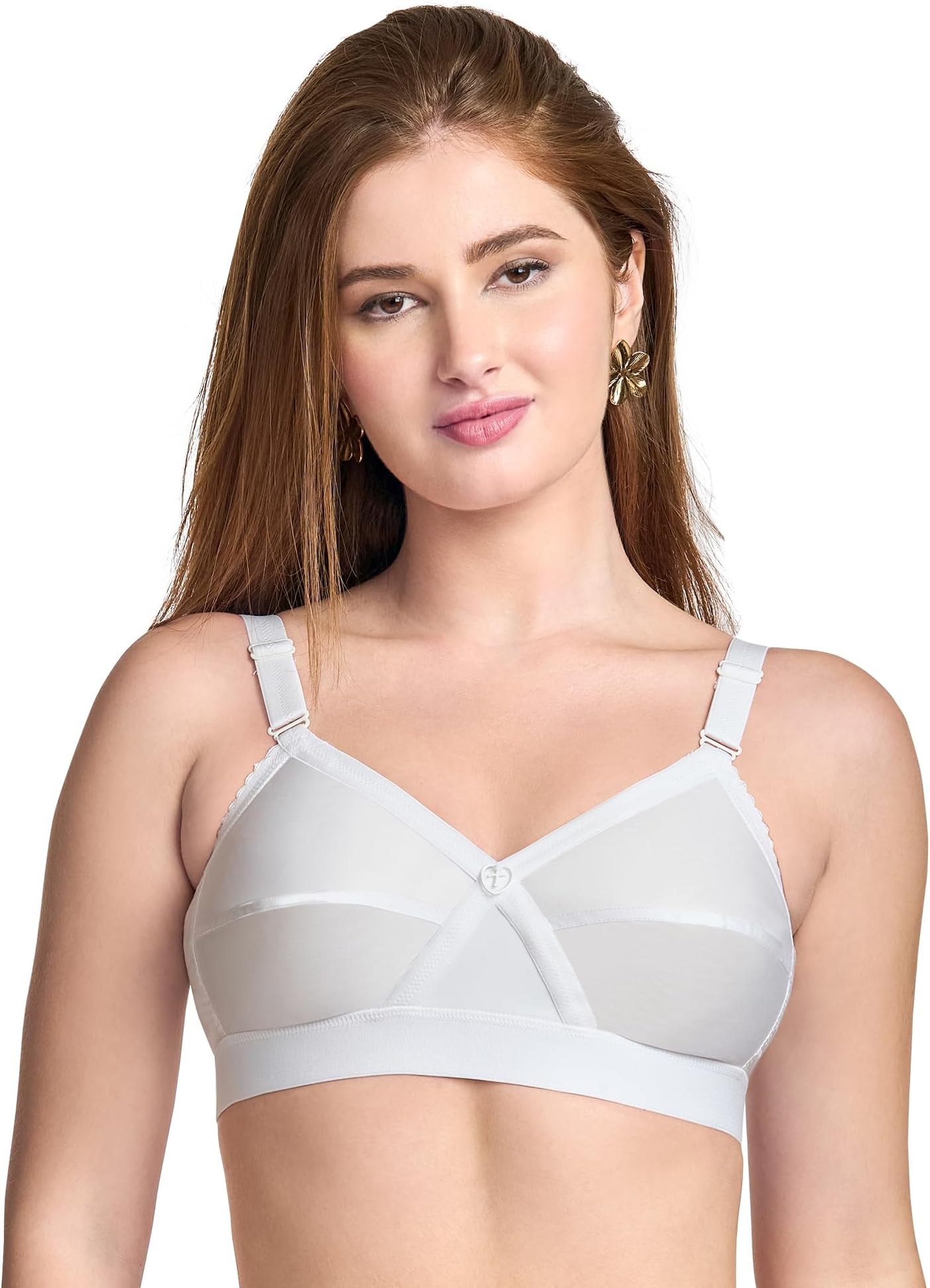 KPL Women's Cotton Non-Padded Bra Black/Black Currant/Butter SCOT/Coral/MARUN/Rasberry/Rose Gold/Nude/Sapphire/Skin/White 30 to 40 Available Cups C to I