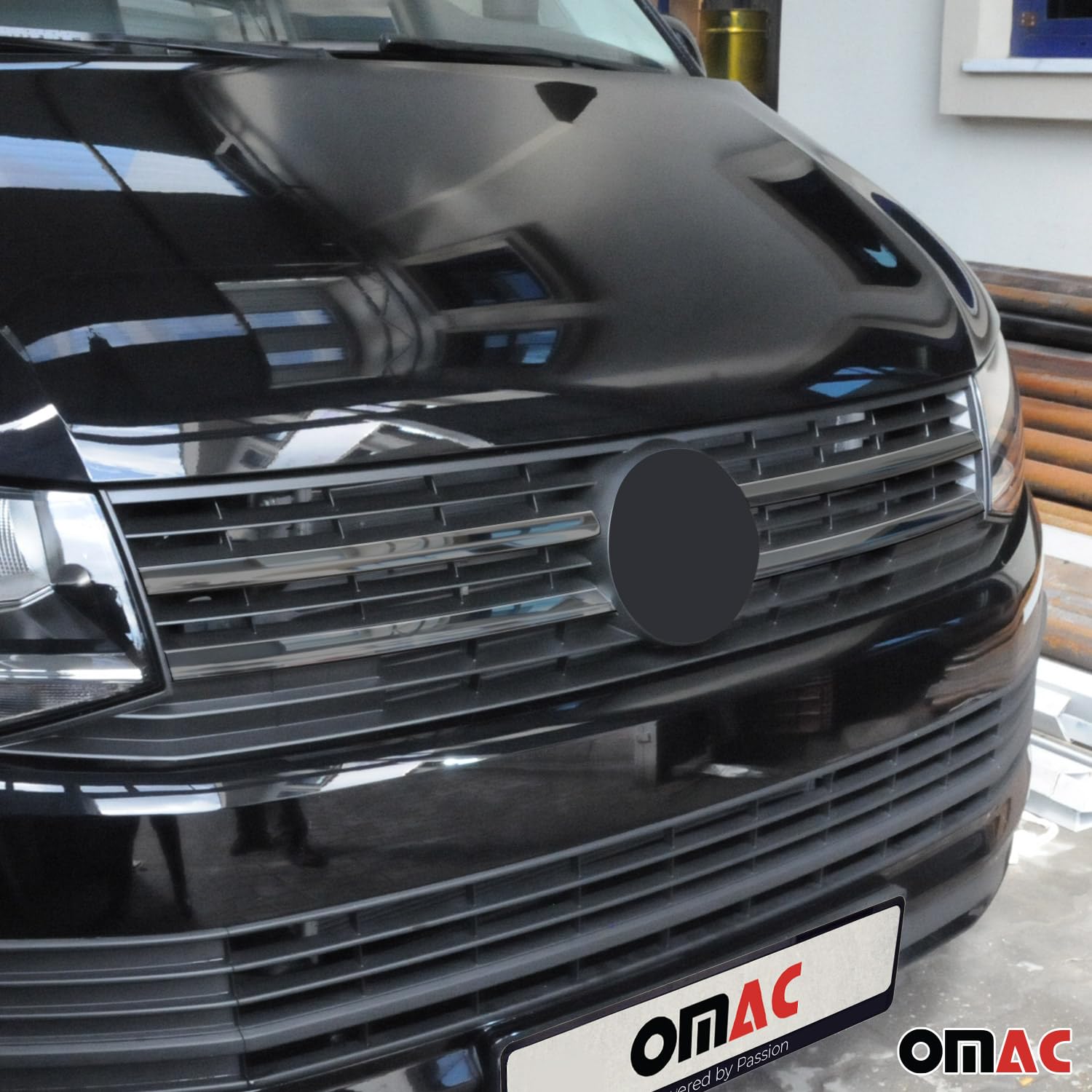 Insert De Garnitures De Calandre Pour VW T6, Séparateur Supérieur De Pare-chocs Avant, Accessoires De Voiture Caravelle, 2016-2019, 2 Pièces