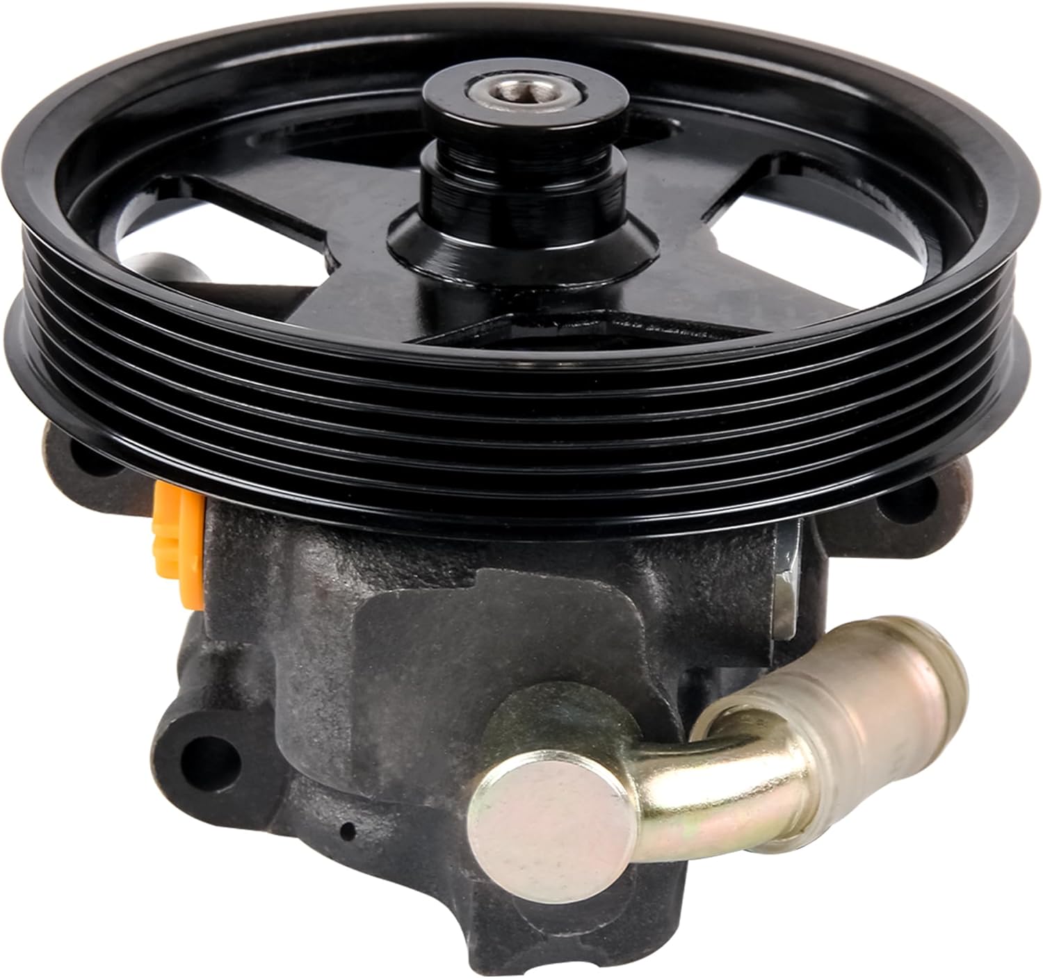 20-312P1 Power Steering Pump with Pulley Compatible with 2003-2006 Ford Expedition 2004-2008 F-150, 2006-2008 Lincoln Mark LT, 2003-2006 Navigator for 4.6L 5.4L V8
