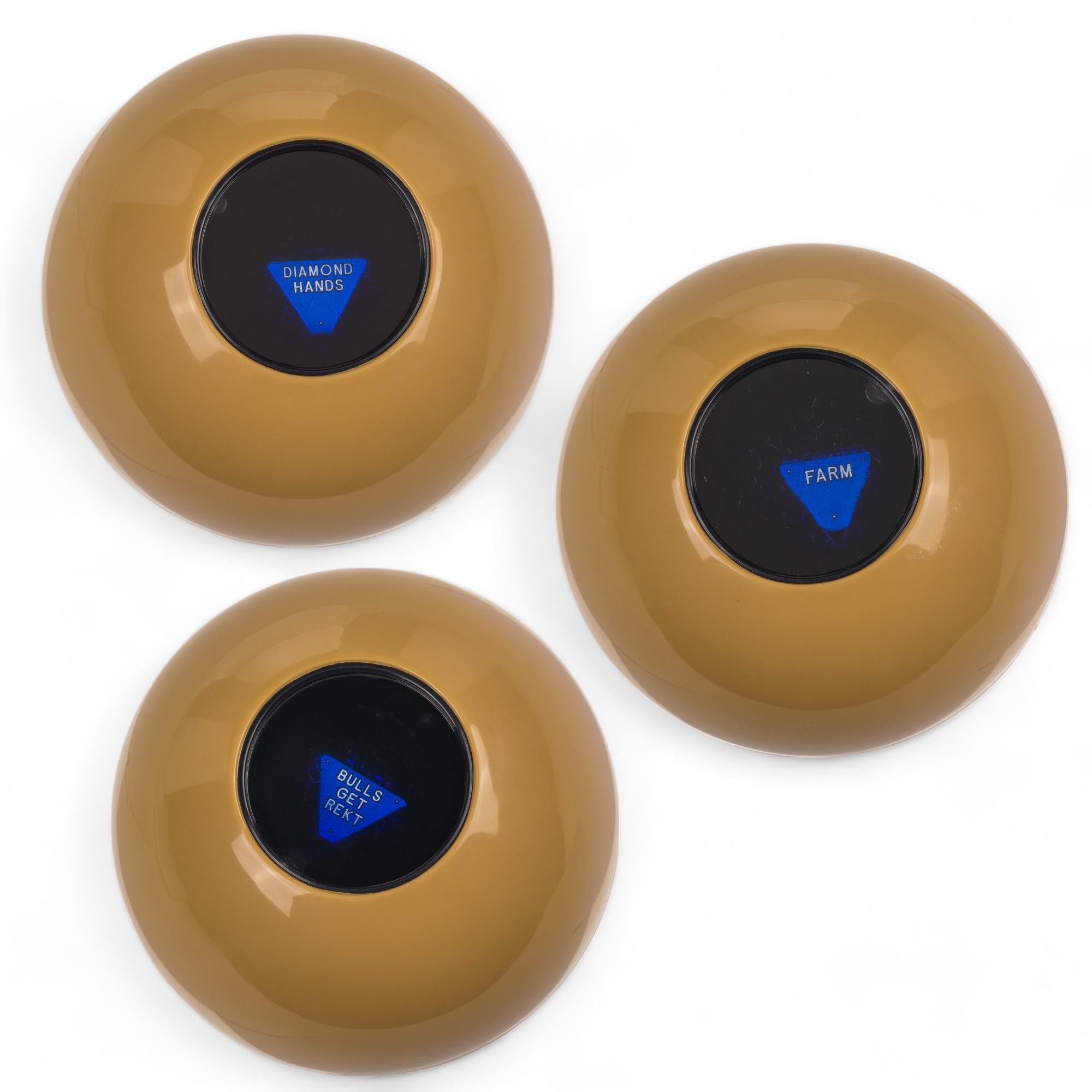 MIJOMA Magic Decision Ball Cryptocurrency - Gold Crypto Advice Ball, 10 cm,  with 20 Answers in English : Amazon.nl: Toys & Games