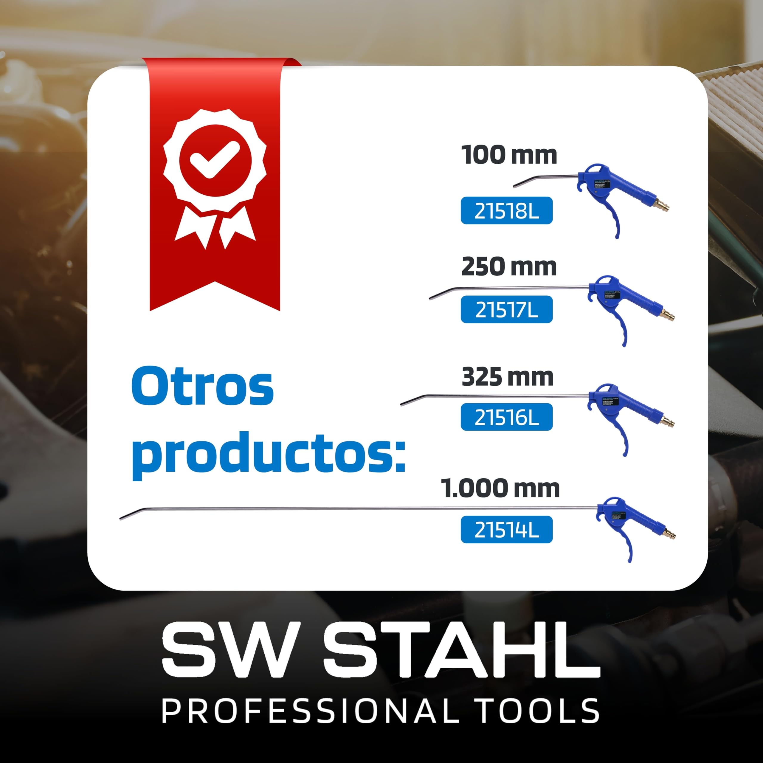 SW-Stahl 21516L - Pistola de soplado (aire comprimido)