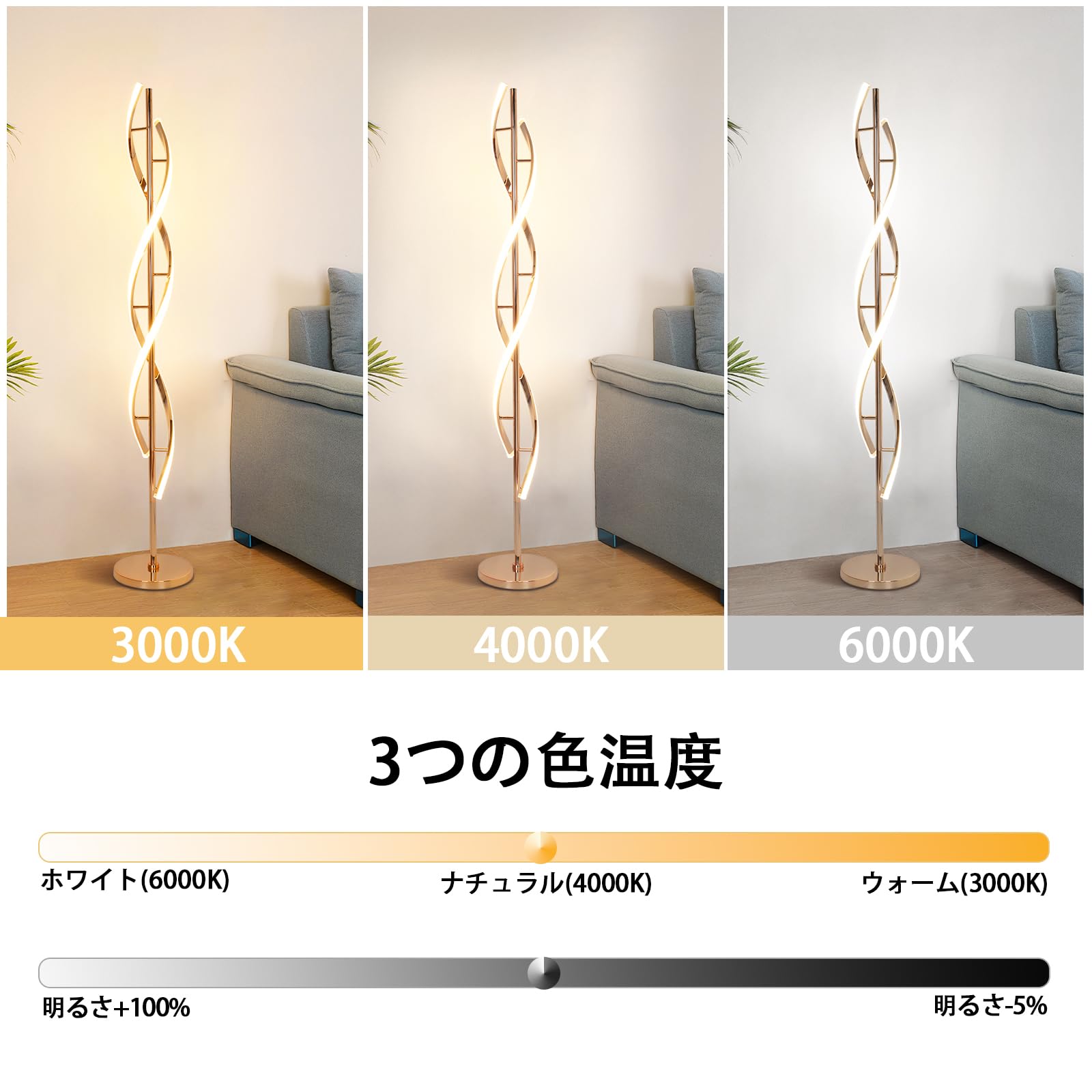 Amazon.co.jp : Loiogohot フロアライト LED フロア スタンドおしゃれ