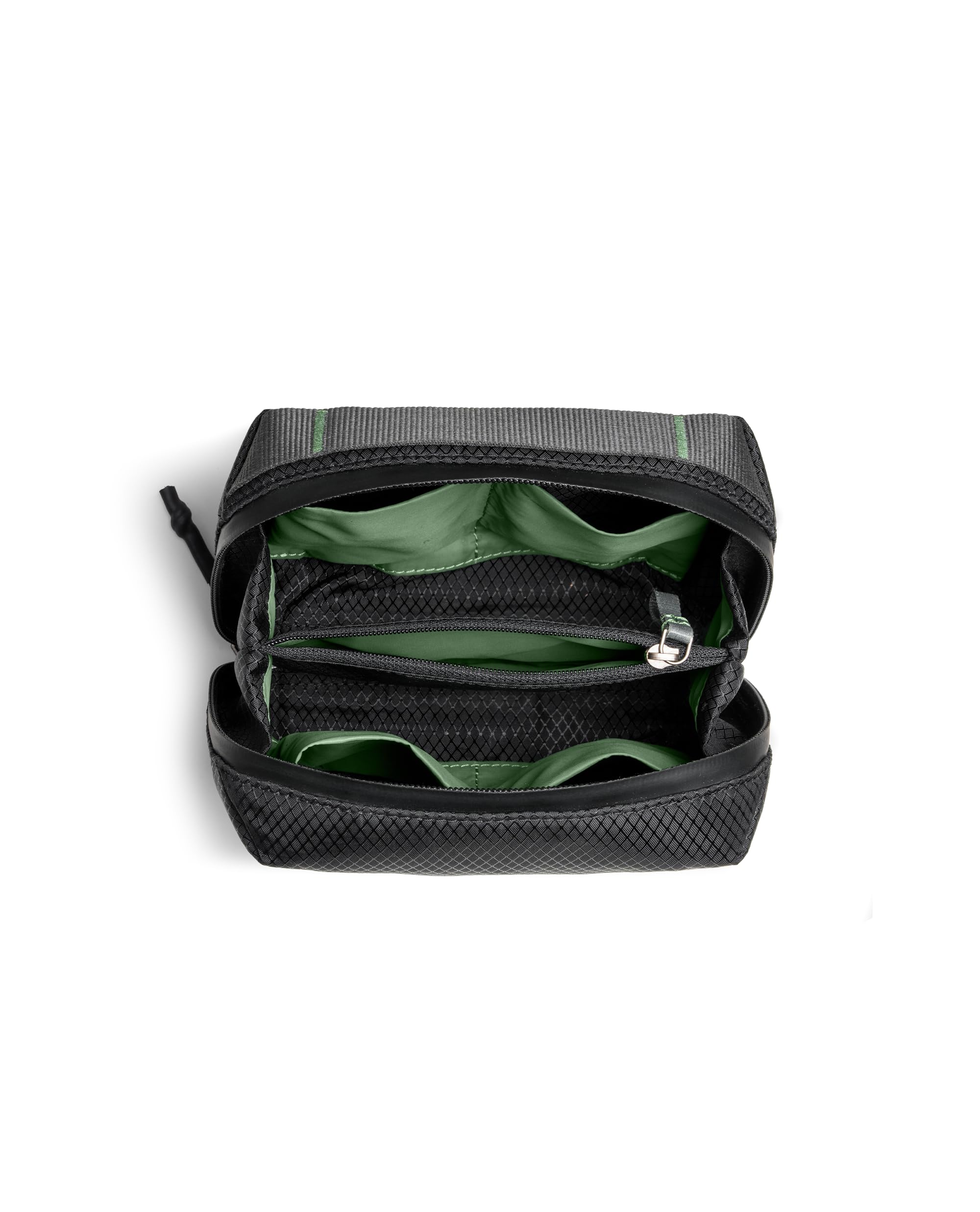 DailyObjects Black Ripstop Vault Tech Organiser | Travel Digital Accessories Storage Bag | Portable Gadget Organizer Case | Regular Zippered Tech Kit Organizer Pouch for Memory Cards - Small 1