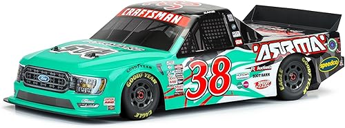 Miniatura 2 de ARRMA 2023 LE No.38 F150 NASCAR TRK Bdy Verde azulado: Infrctn 6S, ARA410018