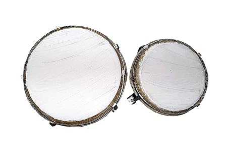 GT manufacturers Professional Two Piece Hand Made Wooden Bango Drum (Black & Yellow)