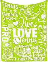 Vista 1 de InnoBeta Regalos de tenis: manta temática de tenis para hombres, mujeres, niños, niñas y jugadores