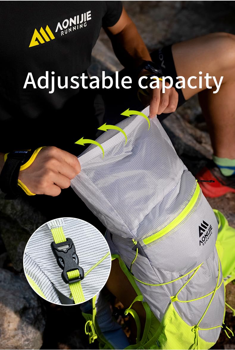 AONIJIE - Zaino da 15 l, leggero, per corsa, escursionismo, ciclismo, attività all'aperto