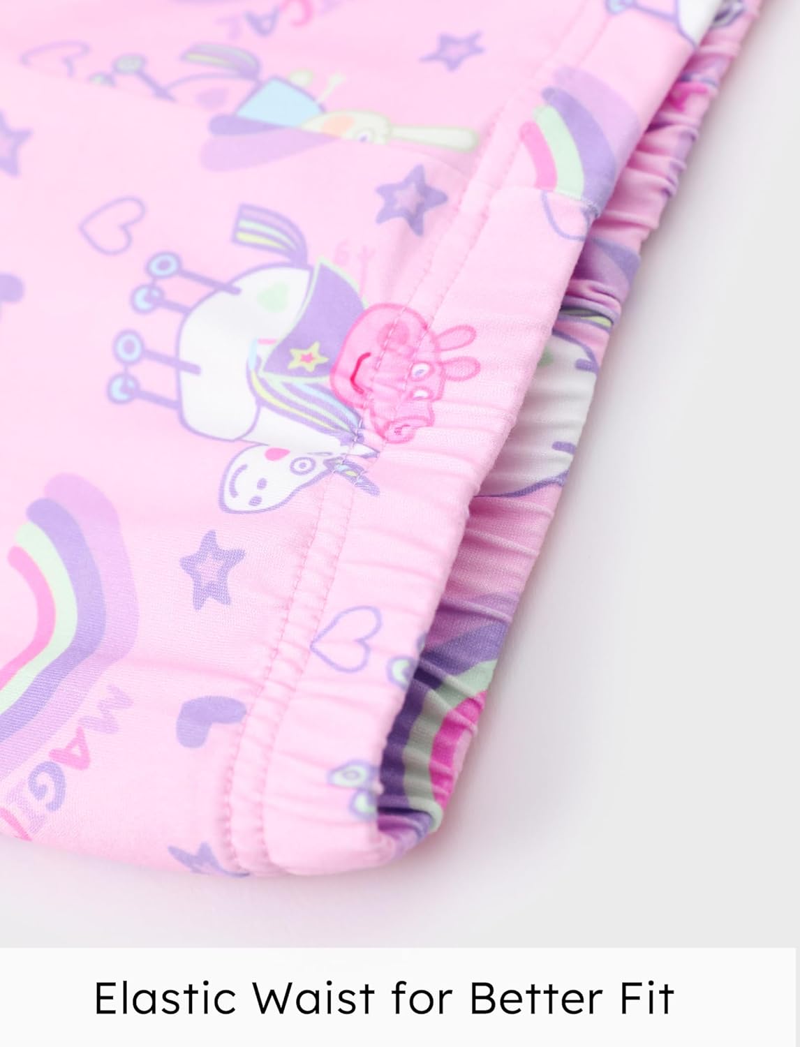 Peppa Pig Girls Pant Sets Ruffle Long Sleeves Top Shirt and Leggings Clothing Set for Toddler Girls Fall Clothes Size 2-6T - Image 5