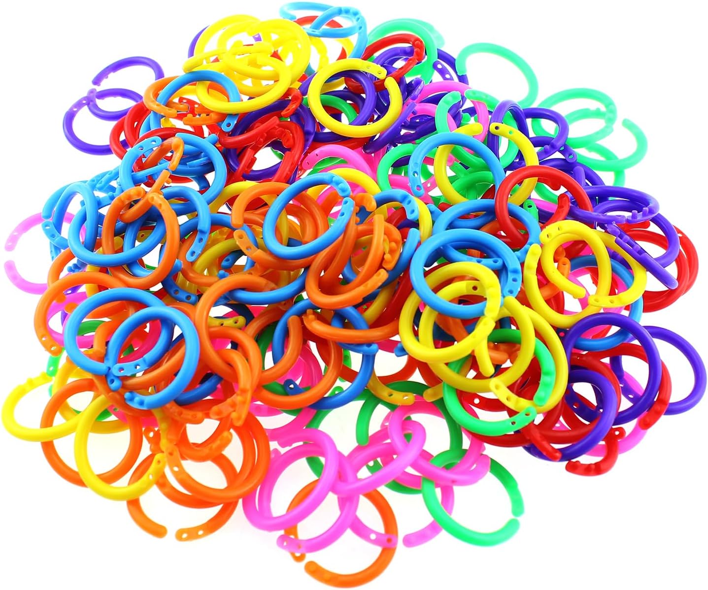 Document Key Rings Amazon.com : Maxmoral 210PCS Ring Binder Rings 20mm Multi Coloured ...