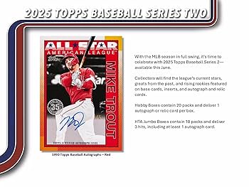 Amazon.com: 2025 Topps Series 2 Baseball Trading Card MLB