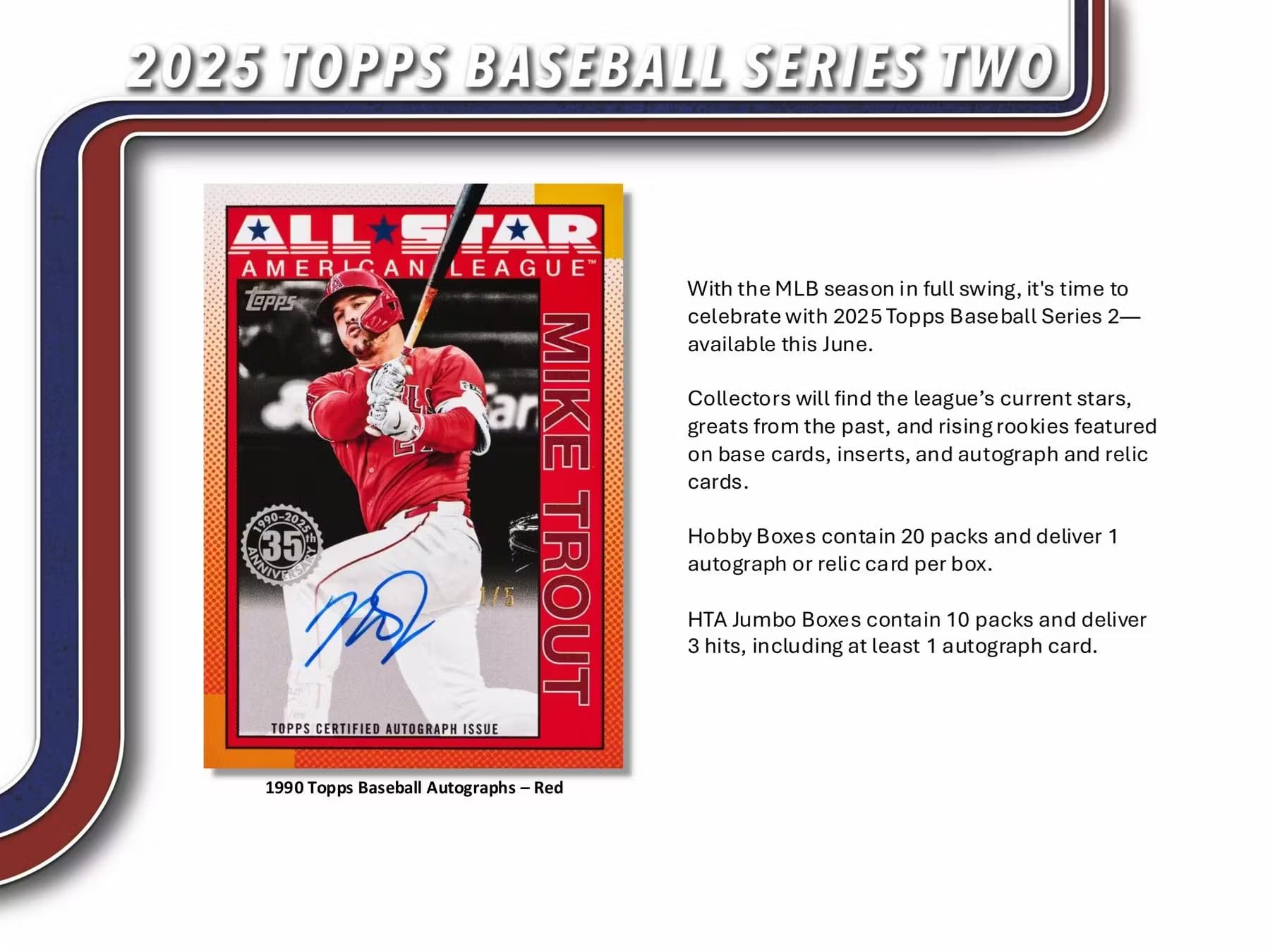 2025 Topps Series 2 Baseball Trading Card Hanger Box (Look for Exclusive Diamante Base Card Parallels)