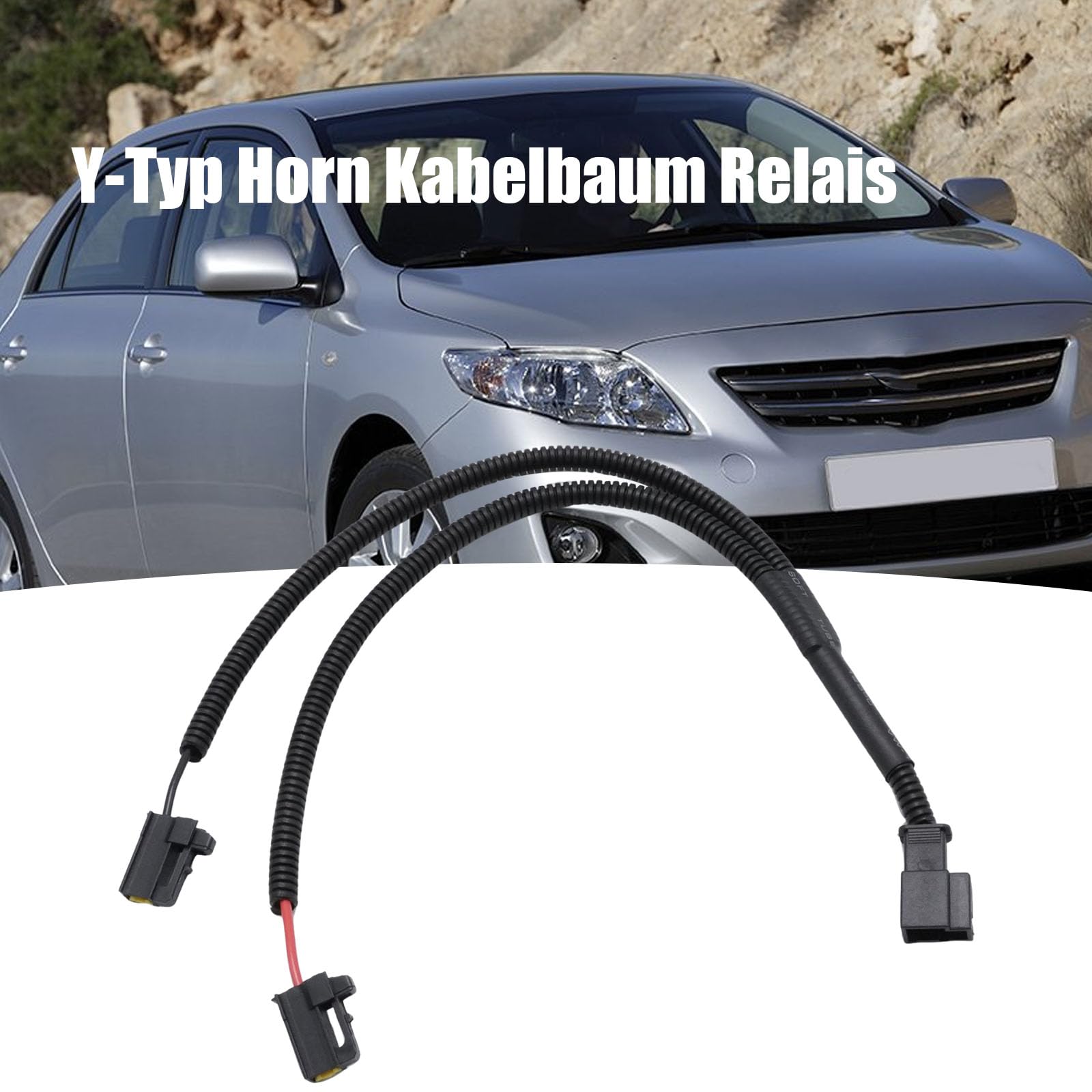 Typ Y przekaźnik wiązki przewodów klaksonu, kabel przekaźnika konwertera jeden na dwa, zamiennik do Toyoty, zamiennik do Lexus, zamiennik Subaru