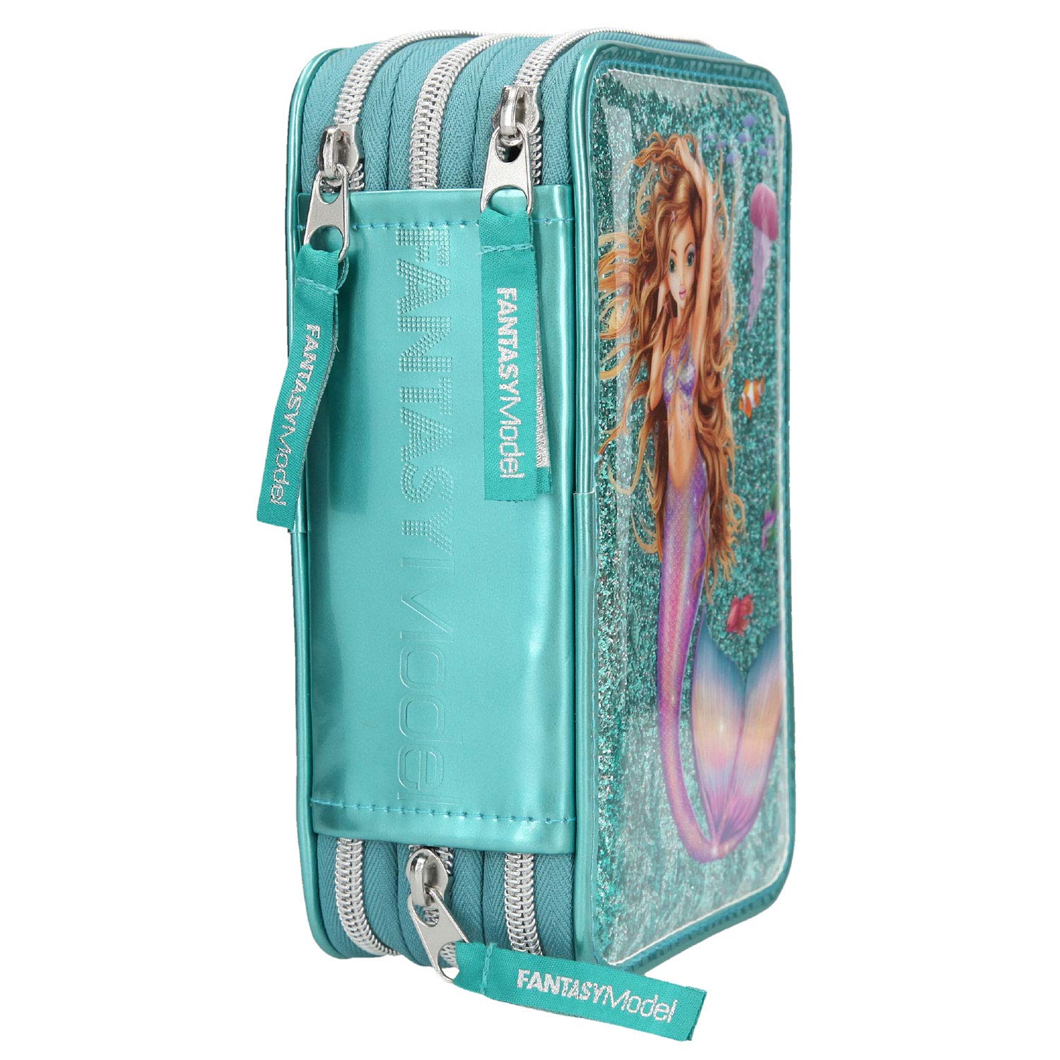 Depesche 10385 Fantasy Model Mermaid Federtasche 3 Fach türkis deutschsprachige Ausgabe
