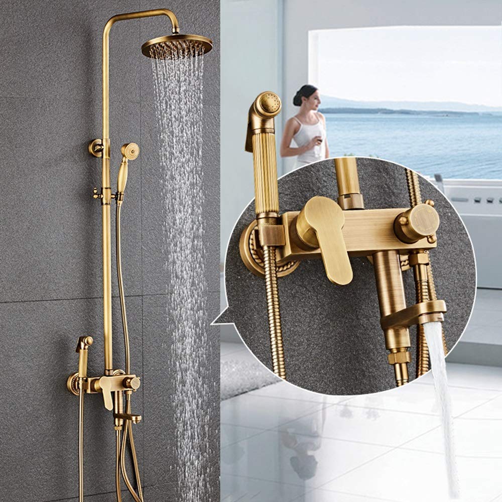 Bidet Antique 4 Fonctions avec Système de Douche en Métal