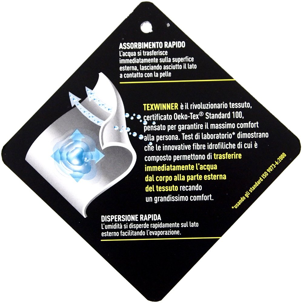 Texwinner Accappatoio con cappuccio DOUBLE DRY spaziale splendy in microfibra con tecnologia Art.1204 V.06 NERO - Tg.S