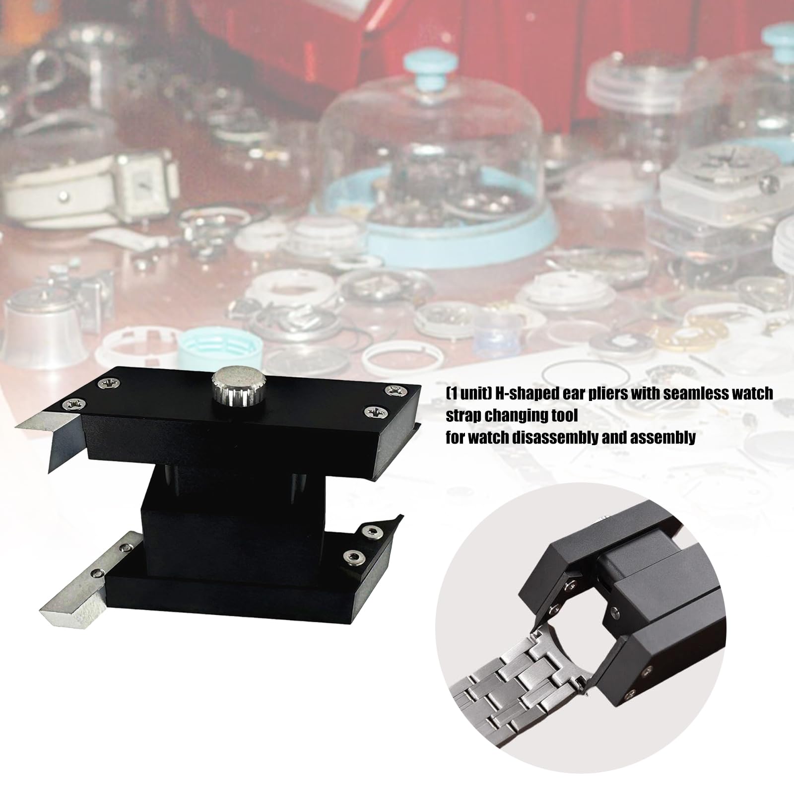 Ergonomische Federbandzange Für Müheloses Entfernen Und Installieren Von Uhrenarmbändern. Metallkonstruktions Bandentferner Professionelle Reparaturzange