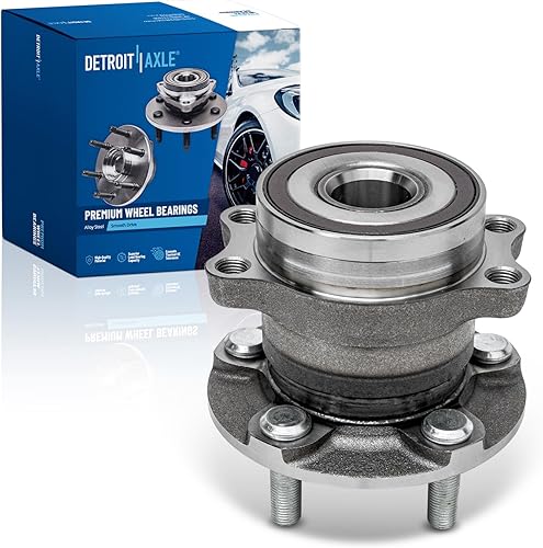 Detroit Axle - Buje de cojinete de rueda trasera para Subaru Forester 2014-2018 Impreza 2012-2021 2016-2021 Crosstrek, cojinete de rueda y reemplazo