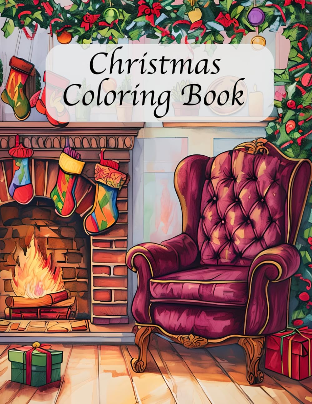 Christmas Coloring Book for Teens & Adults