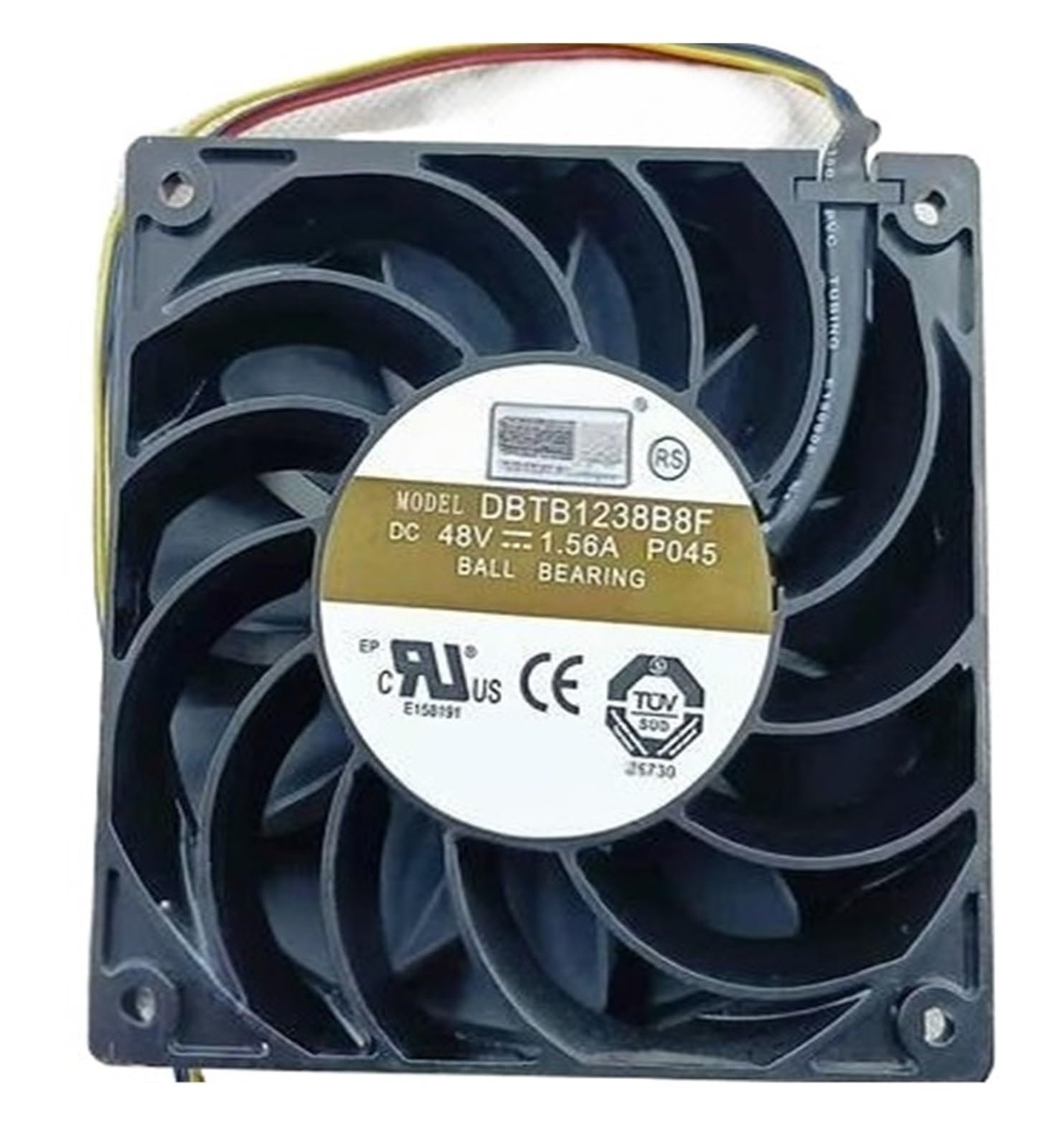 YMUGUEGH DBTB1238B8F 48V 1.56A 12038 4-wire Fan