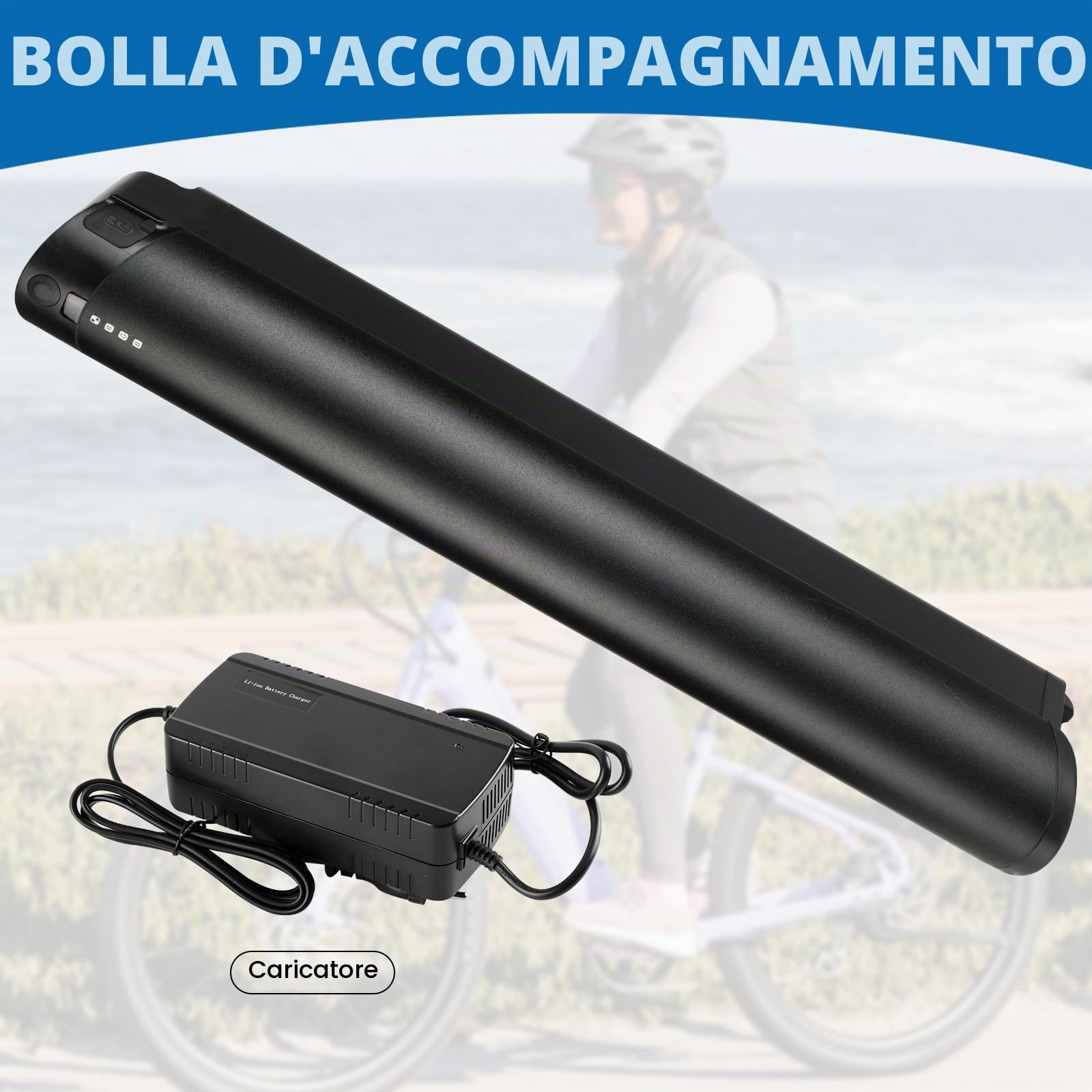 Batteria per Bici Elettrica 36V 15Ah con Caricatore, Compatibile con Farfrees F28 Pro/Torpado Venere T268, Reention Eel PRO