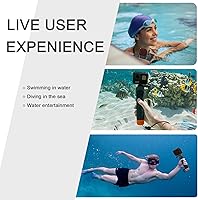 Vista 7 de FitStill Funda impermeable subacuática de 196 pies/196.9 ft con interfaz magnética de liberación rápida compatible con DJI Osmo Action 5 Pro Action