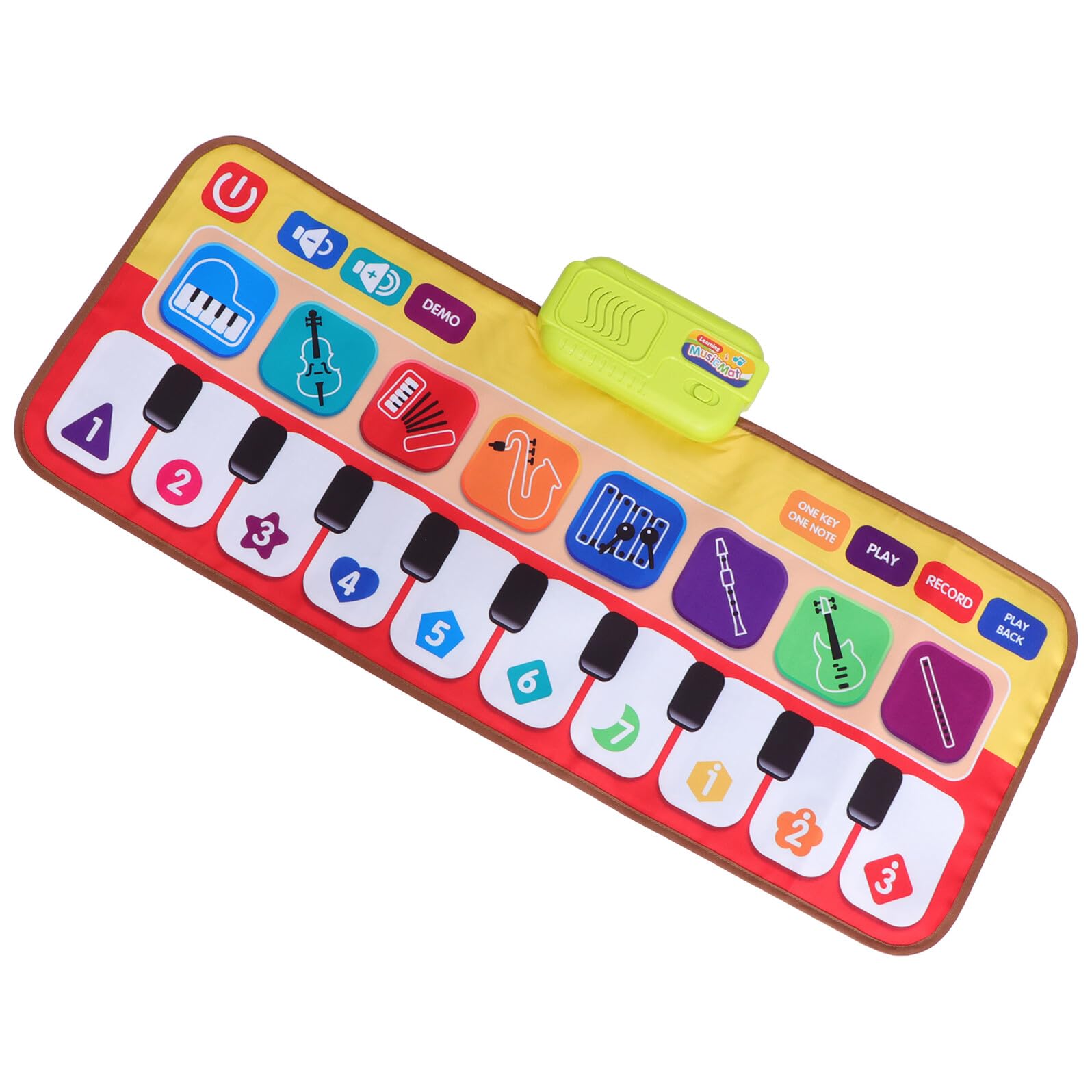 Tappeto Musicale Piano Danza 1 Pezzo in Plastica e Stoffa per Bambini | Tastiera Bimbi, Gioco Didattico Modalità Multiple, Regalo Educativo per Ragazzo e Ragazza