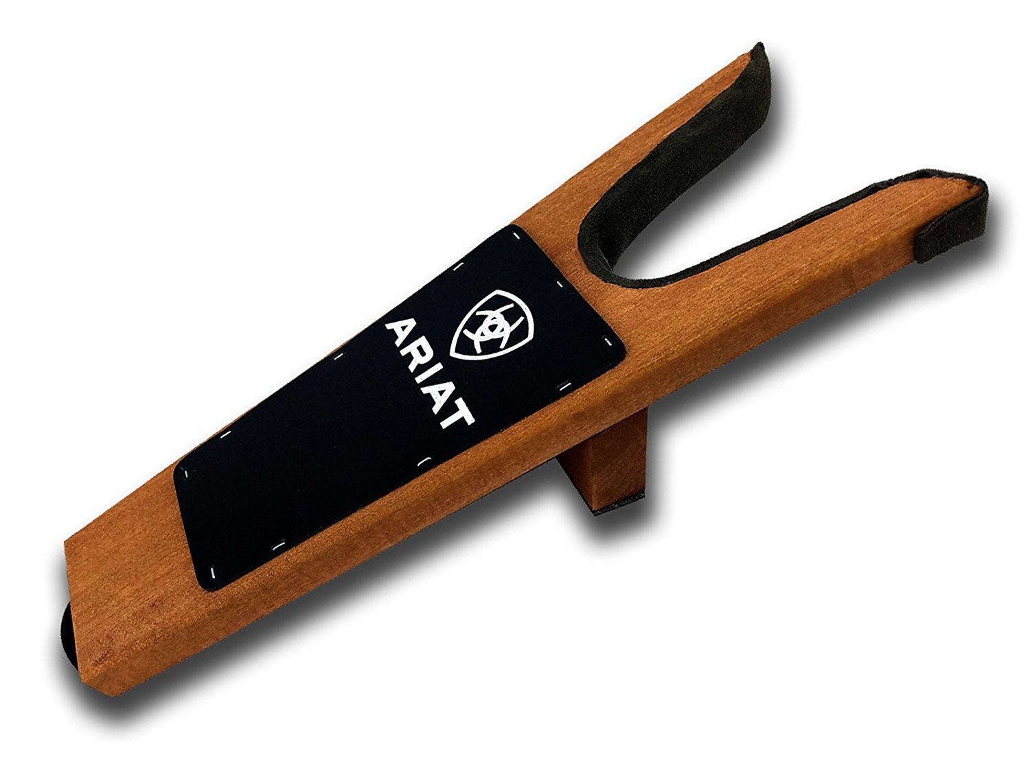 ARIAT Small Stained Wood Boot Jack with Padded Edge