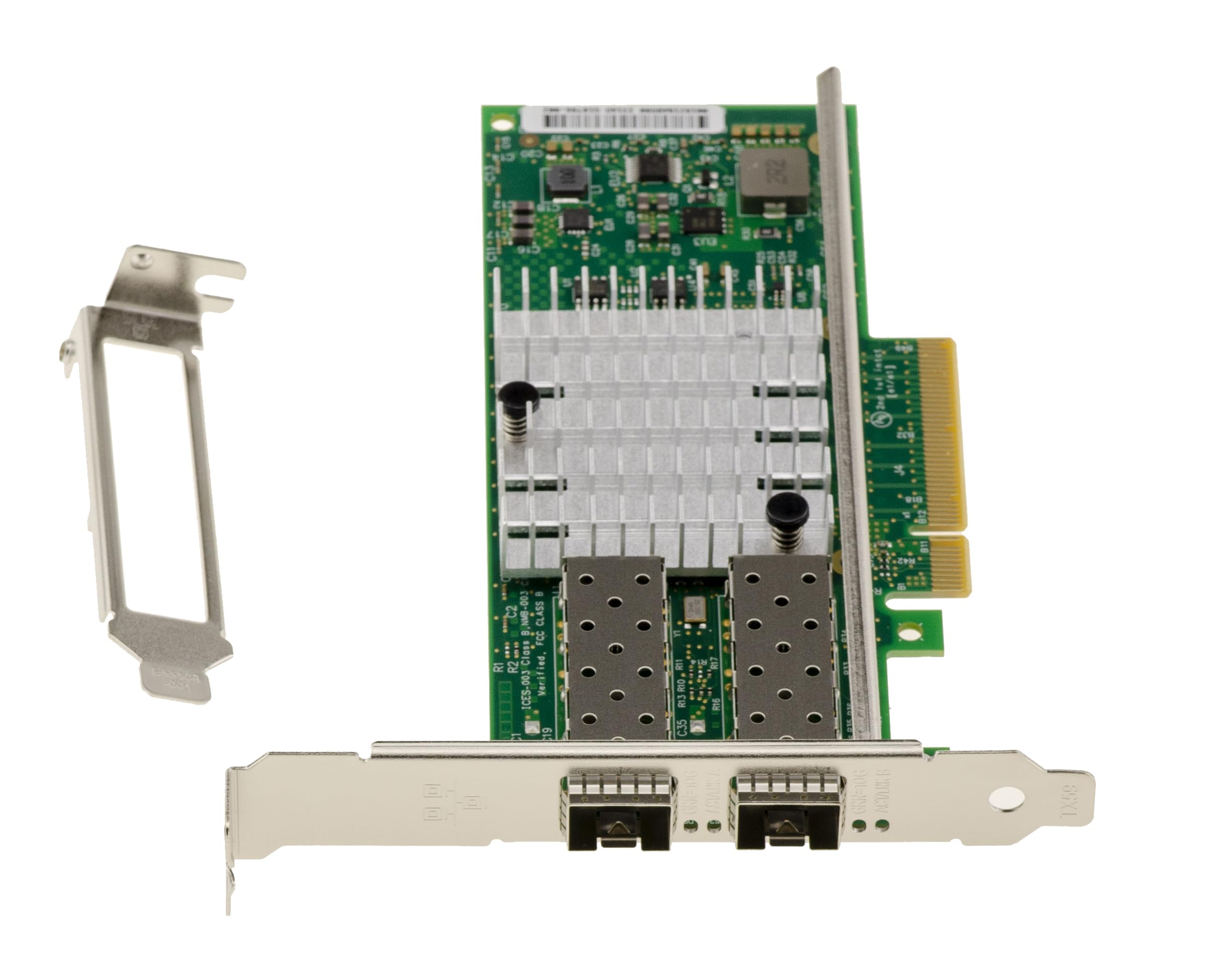 KALEA-INFORMATIQUE 10-GbE-Netzwerkcontroller-Karte PCIe x8 Intel 82599ES 2 Ports SFP+ (SR/LR/DAC) mit Intel VT-c Virtualisierungsunterstützung, IPsec/LinkSec
