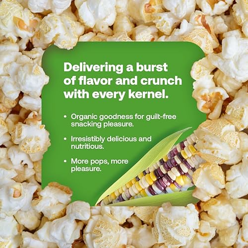 Miniatura 6 de Ava Farms Mezcla de granos de palomitas de maíz orgánicos, rojo, amarillo, blanco, bolsa de 3 libras, sin gluten, sin OMG, maíz natural, saludable,