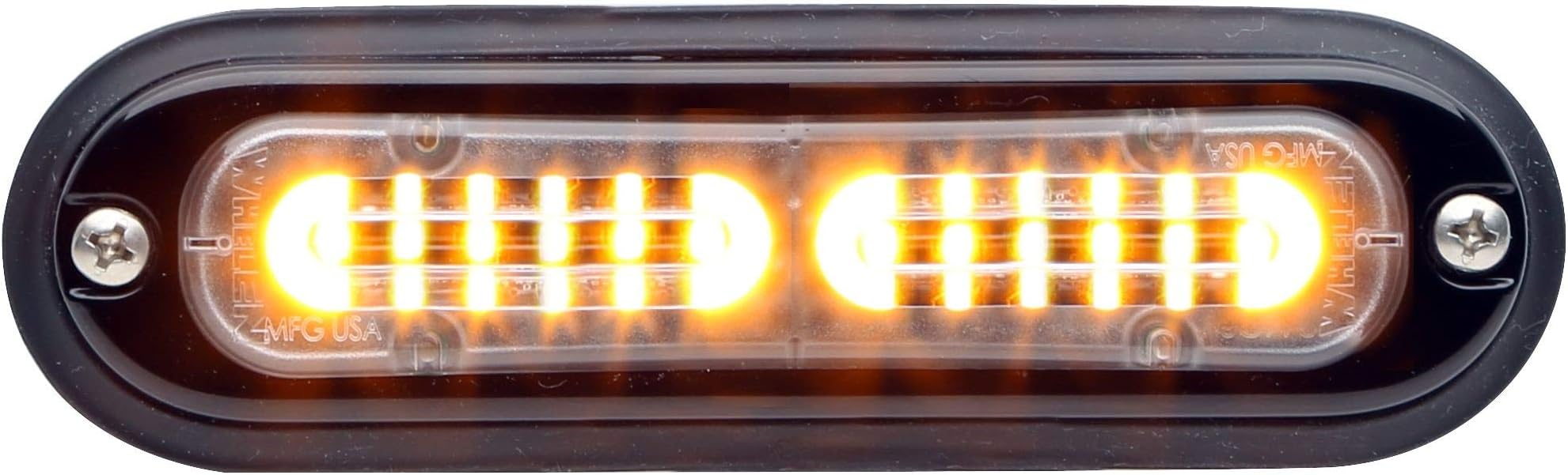 Ultra Thin, ION, T-Series, Super-LED, Flush Surface Mount, Light Head, Amber, Part# TLIA