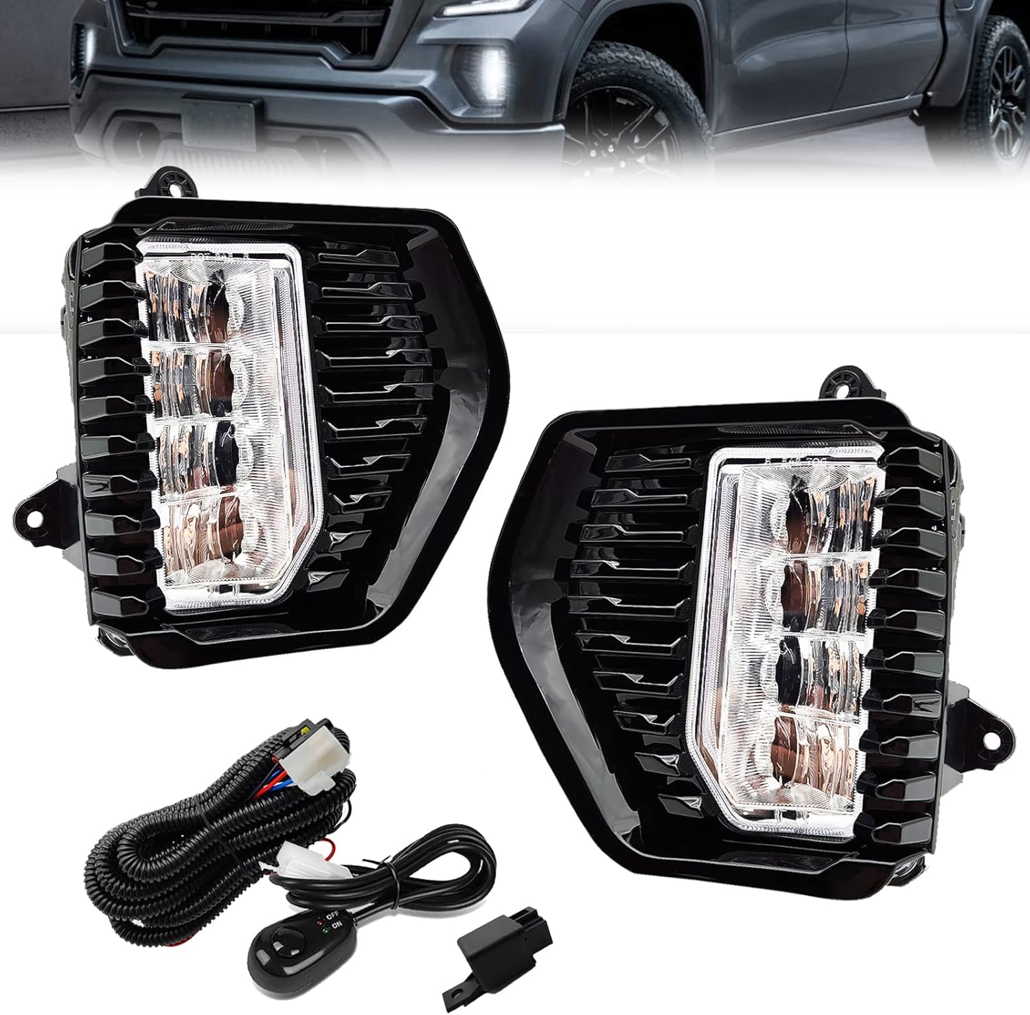 LED Fog Lights For 20192022 GMC Sierra 1500 LED Bumer Fog