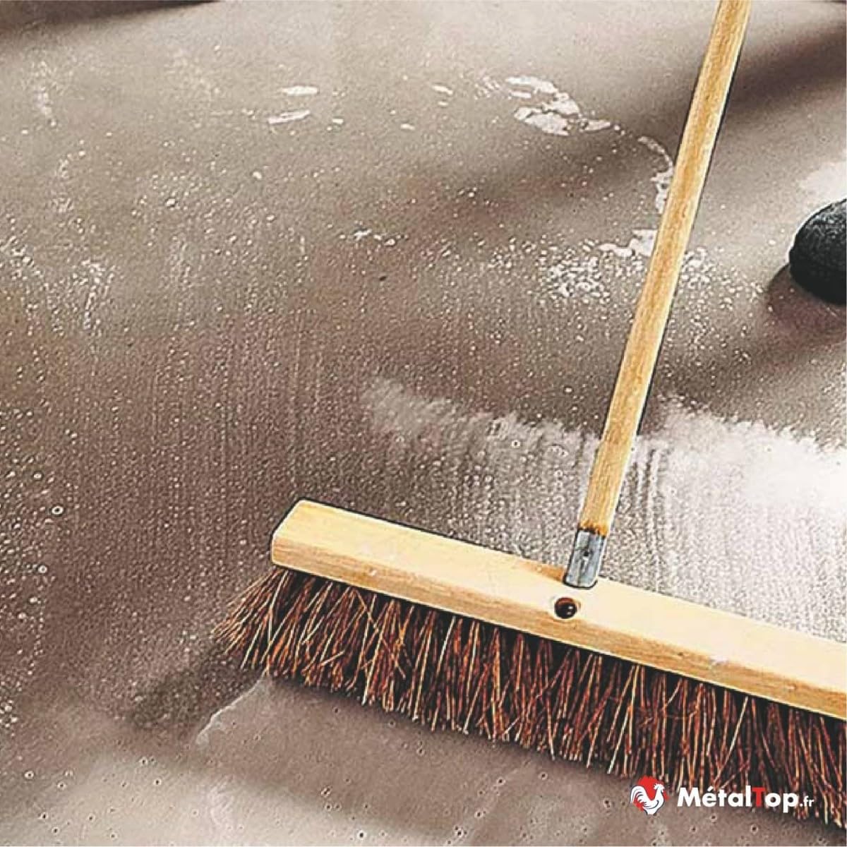 Metaltop - Neutralisant Ciment - 5 L - Dérochant et nettoyant pour sols béton avant peinture