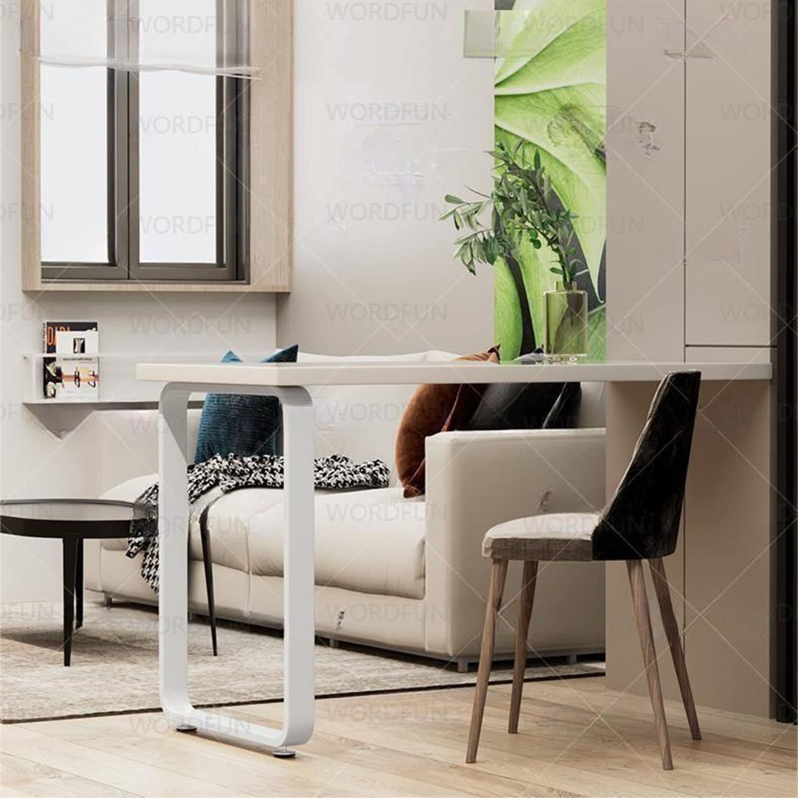 Amazon｜テーブル脚、家具部品の交換用脚、W 45cm/55cm, H 72.5