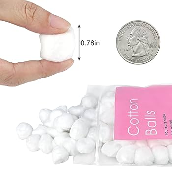 Amazon.co.jp: 250個のコットンボール、100%ピュアオーガニック
