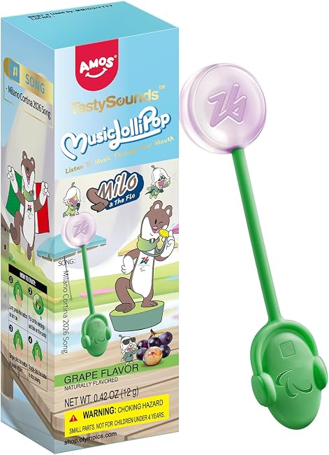 Amos Música Piruletas Chuches Uva