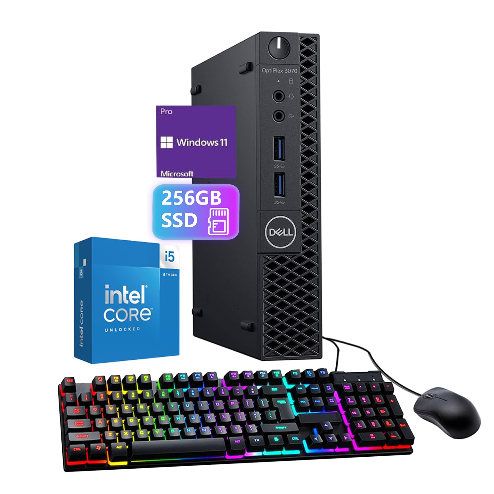 Amazon.com: Dell Mini PC Optiplex 3070, Core i5-9500T hasta 3.70