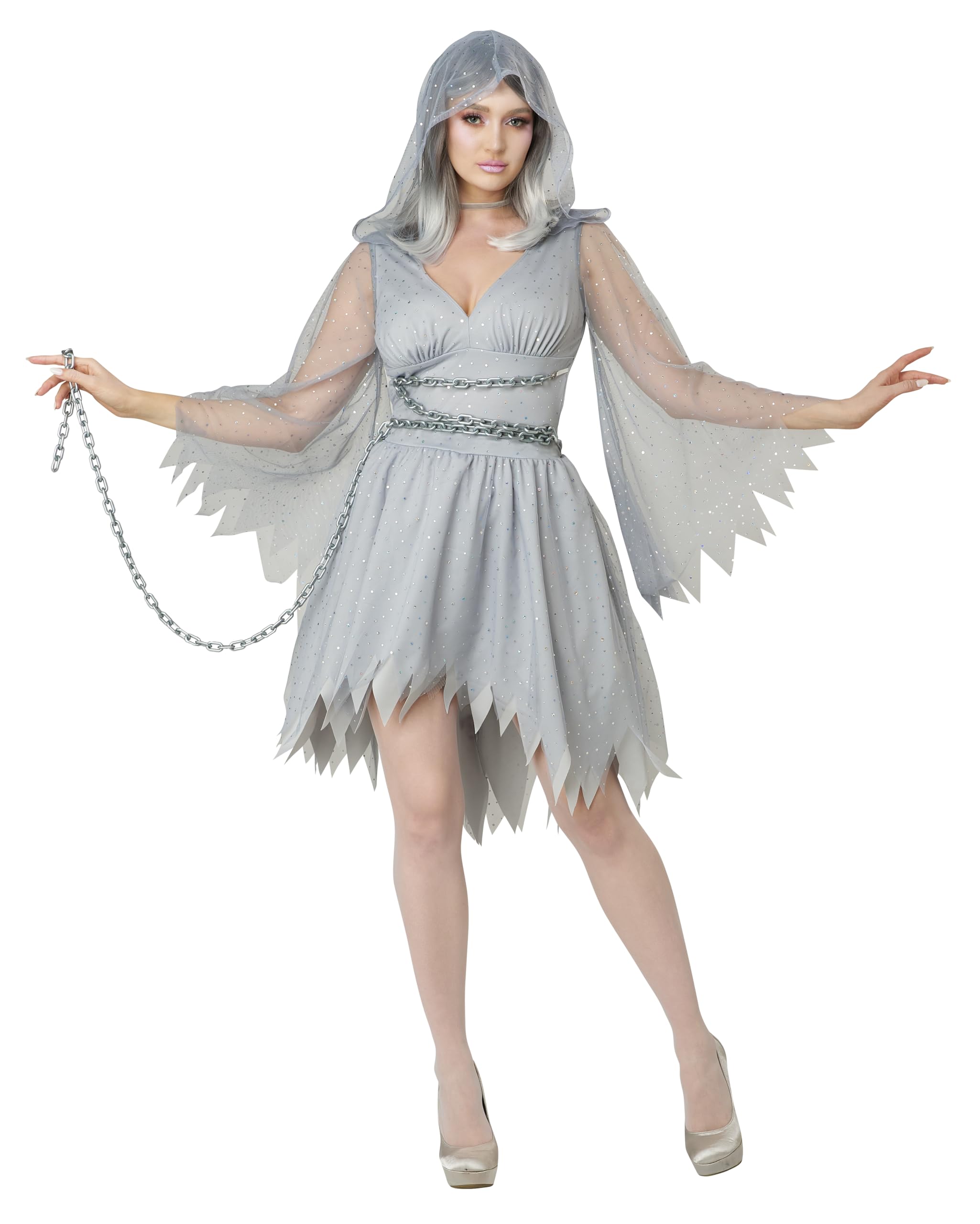 California Costumes, Women's Glimmering Ghost
